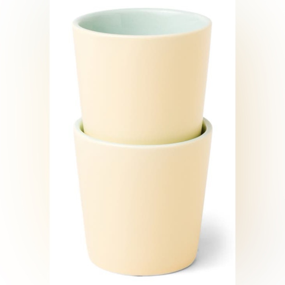 Good Citizen Cappuccino Ceramic Nesting Cups 6 Fl Oz NWT